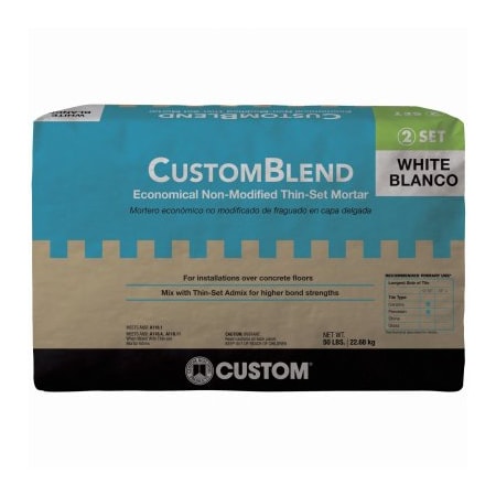 Custom Building Products 50LB WHT STD Mortar CBTSW50